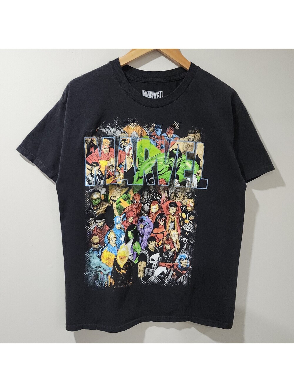 Marvel Mad Engine Hulk Spiderman Punisher Daredevil Ghost Rider Comic Shirt